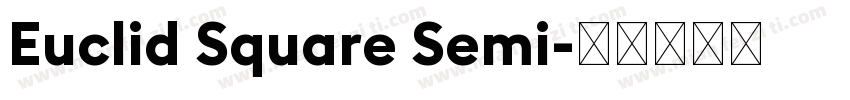 Euclid Square Semi字体转换